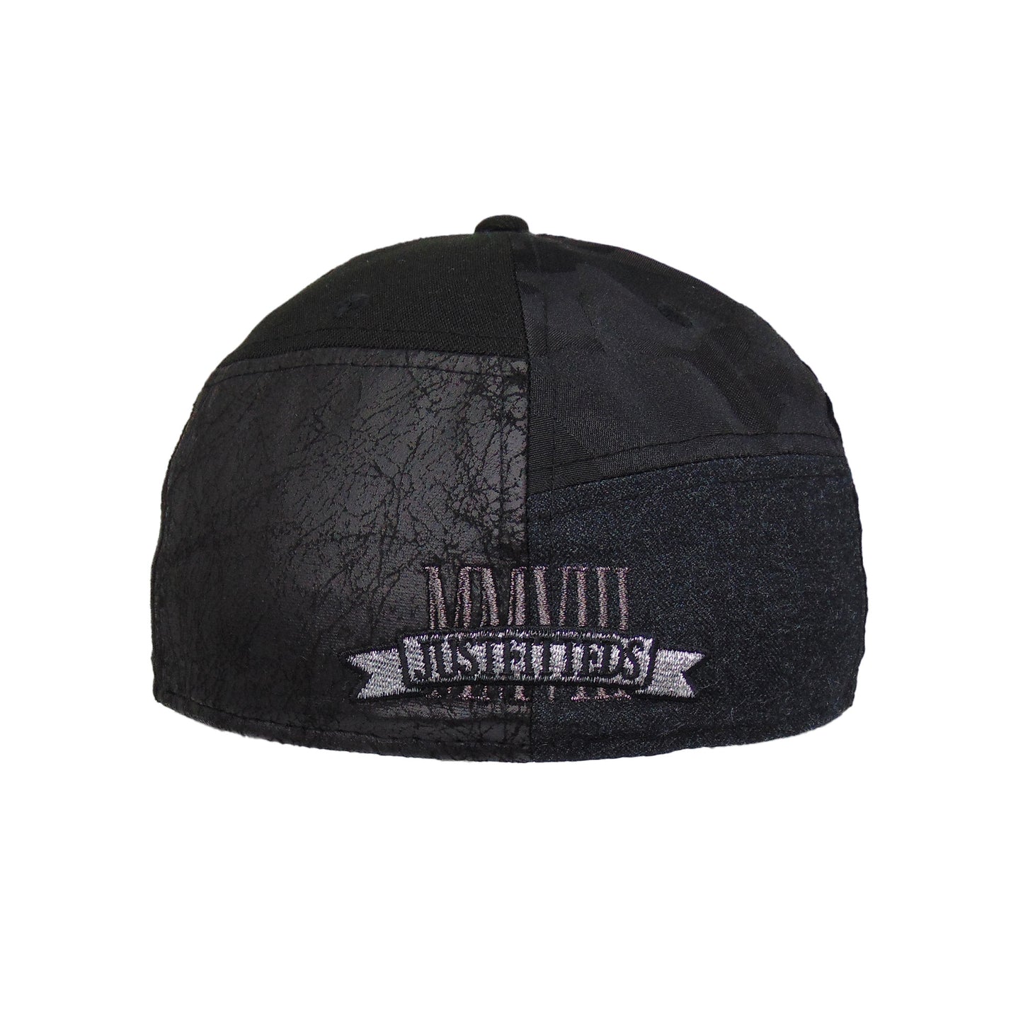 JustFitteds Crossed Bats Logo New Era 59FIFTY Patchwork Black