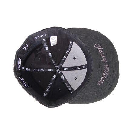 JustFitteds Crossed Bats Logo New Era 59FIFTY Patchwork Black