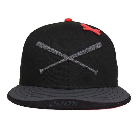 JustFitteds Crossed Bats Logo New Era 59FIFTY Cap Look Mom!