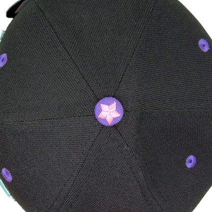 Caps MX x JustFitteds Crossed Bats Logo New Era 59FIFTY Cap Black Pinata
