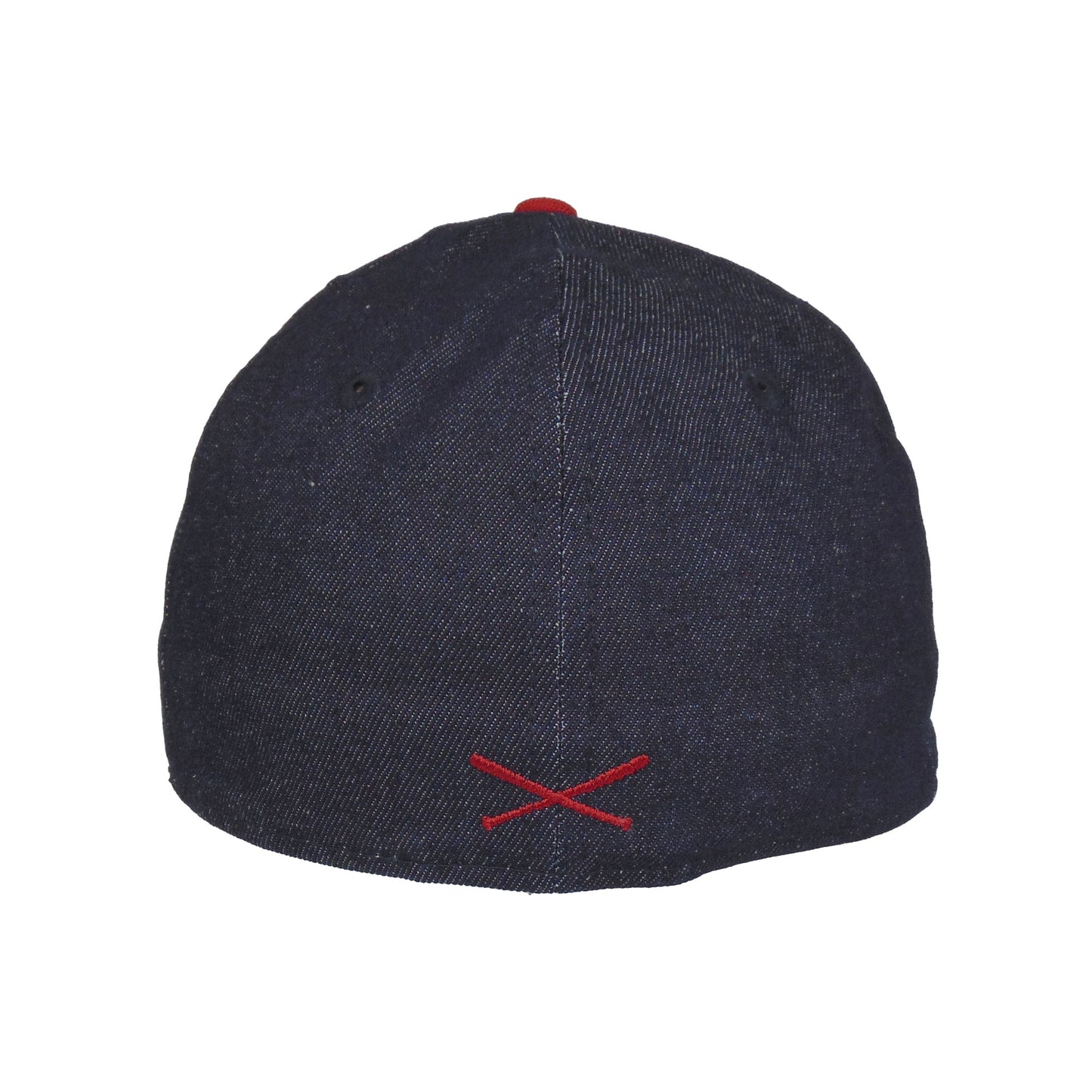 JustFitteds Crossed Bats Logo New Era 59FIFTY Cap USA Denim