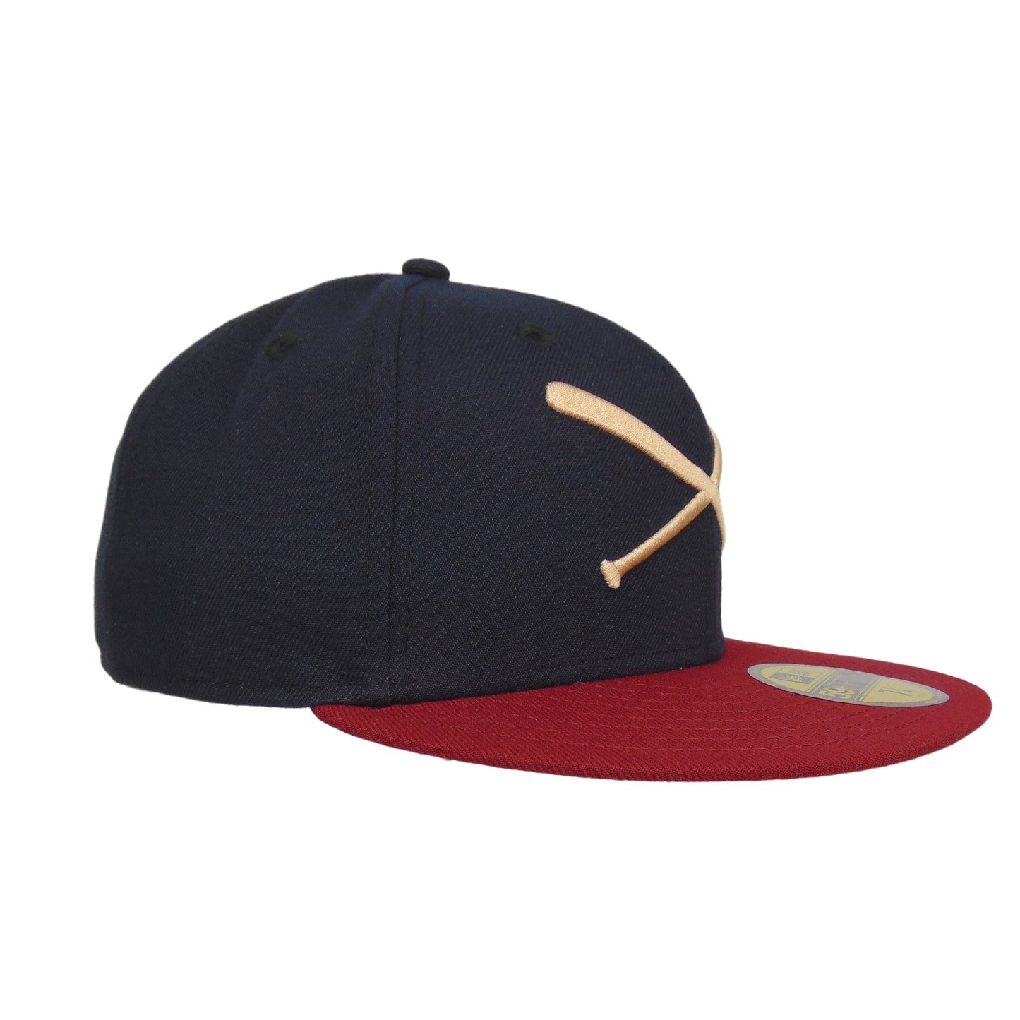 JustFitteds Crossed Bats 59FIFTY New Era Cap NVY CDN