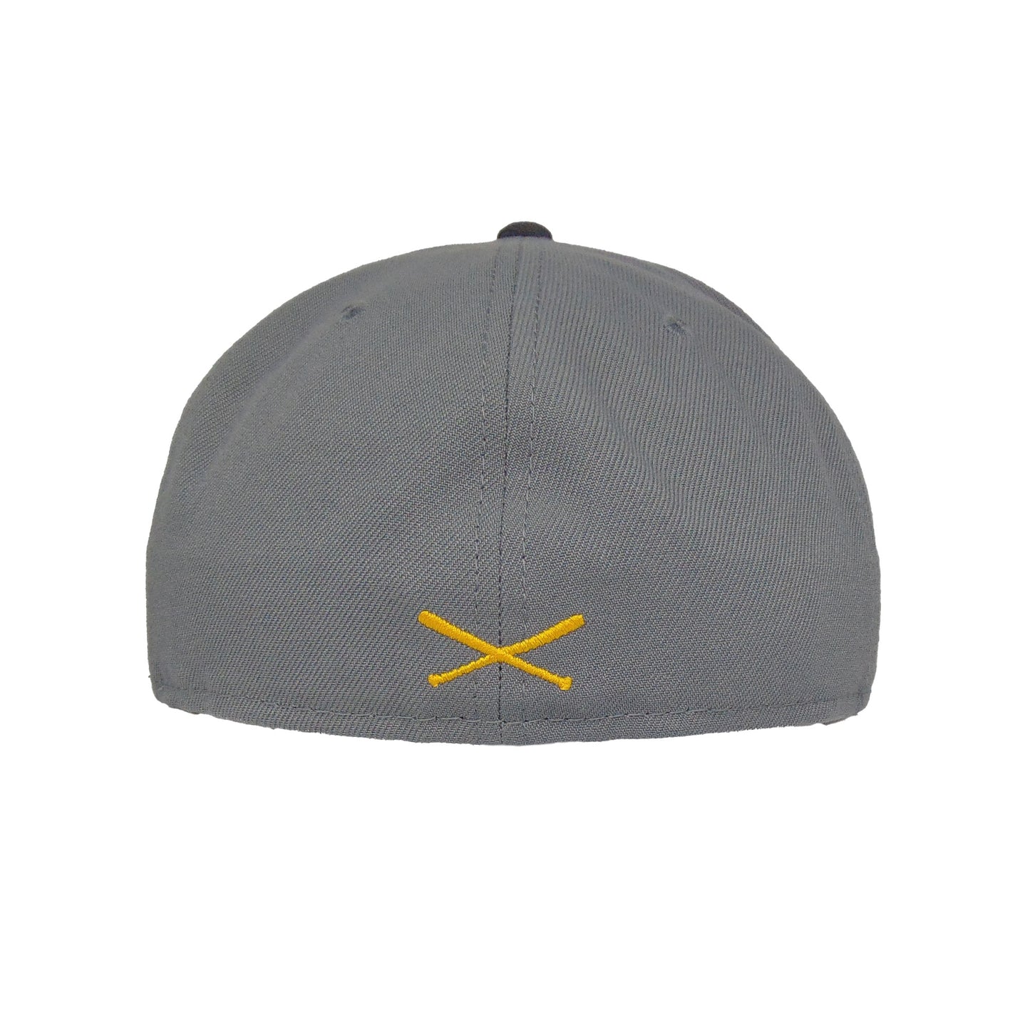 JustFitteds Crossed Bats 59FIFTY New Era Cap Storm Gray