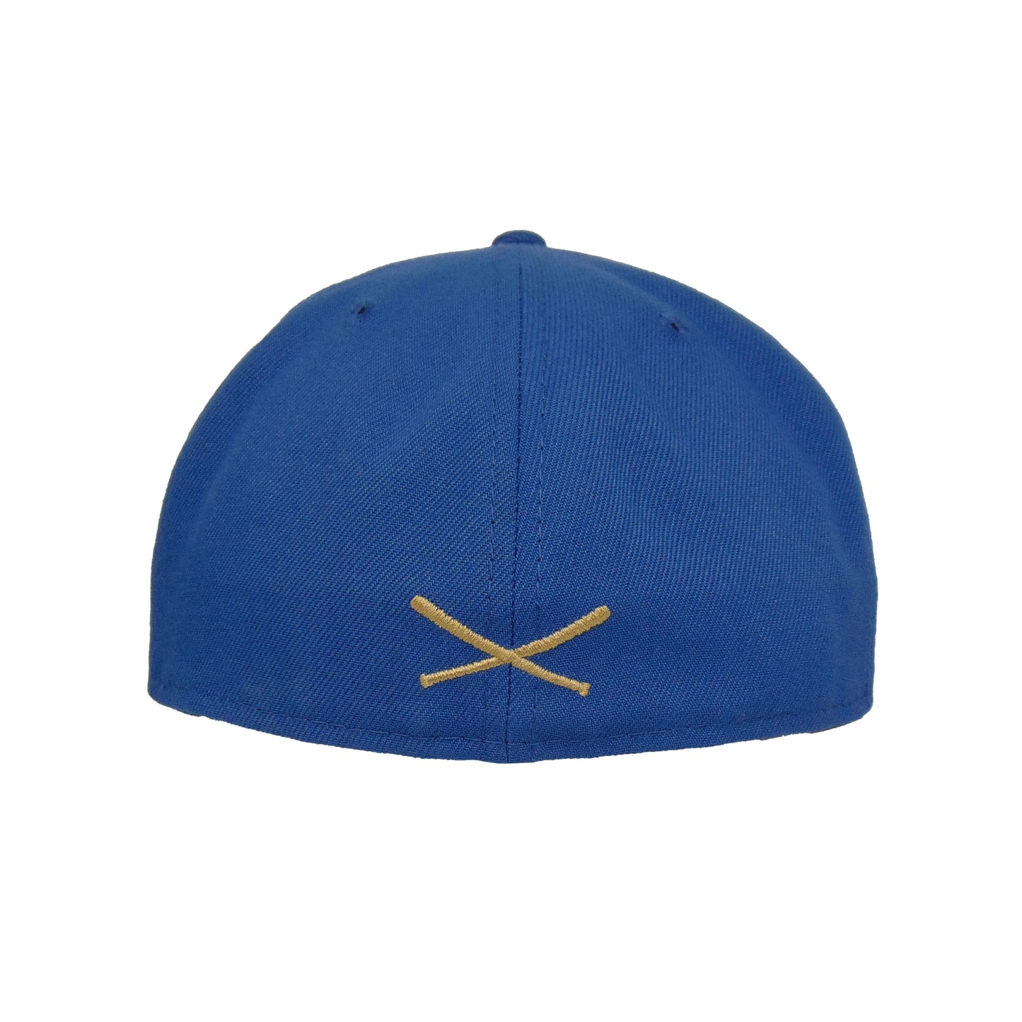 JustFitteds Crossed Bats Logo New Era 59FIFTY Cap Indigo Gum