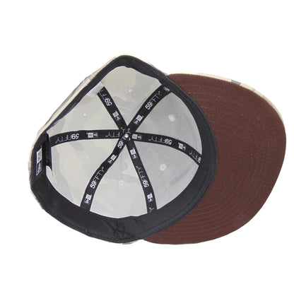 JustFitteds Crossed Bats 59FIFTY New Era Cap Chrome Camo