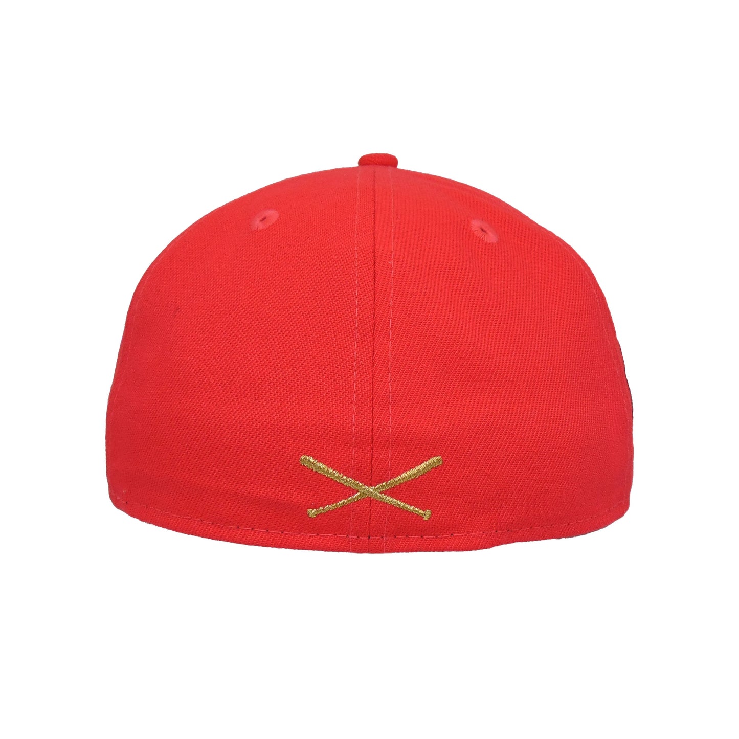 JustFitteds Crossed Bats 59FIFTY New Era Cap Lava Sheep