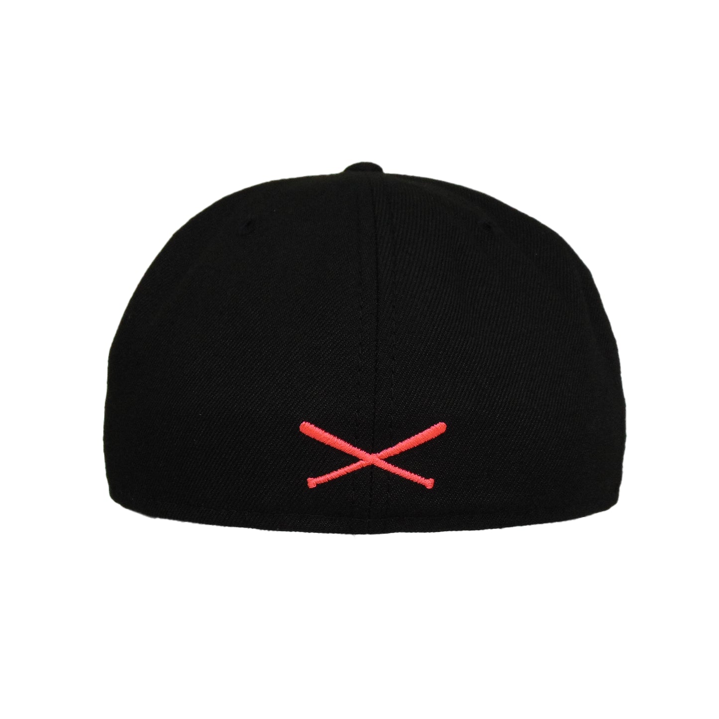 JustFitteds Crossed Bats 59FIFTY New Era Cap Black