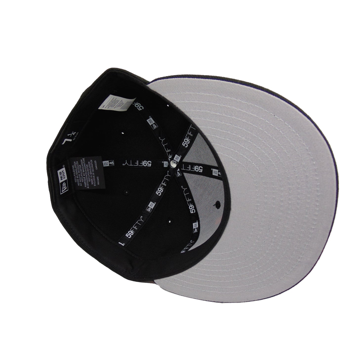JustFitteds Crossed Bats 59FIFTY New Era Cap Black