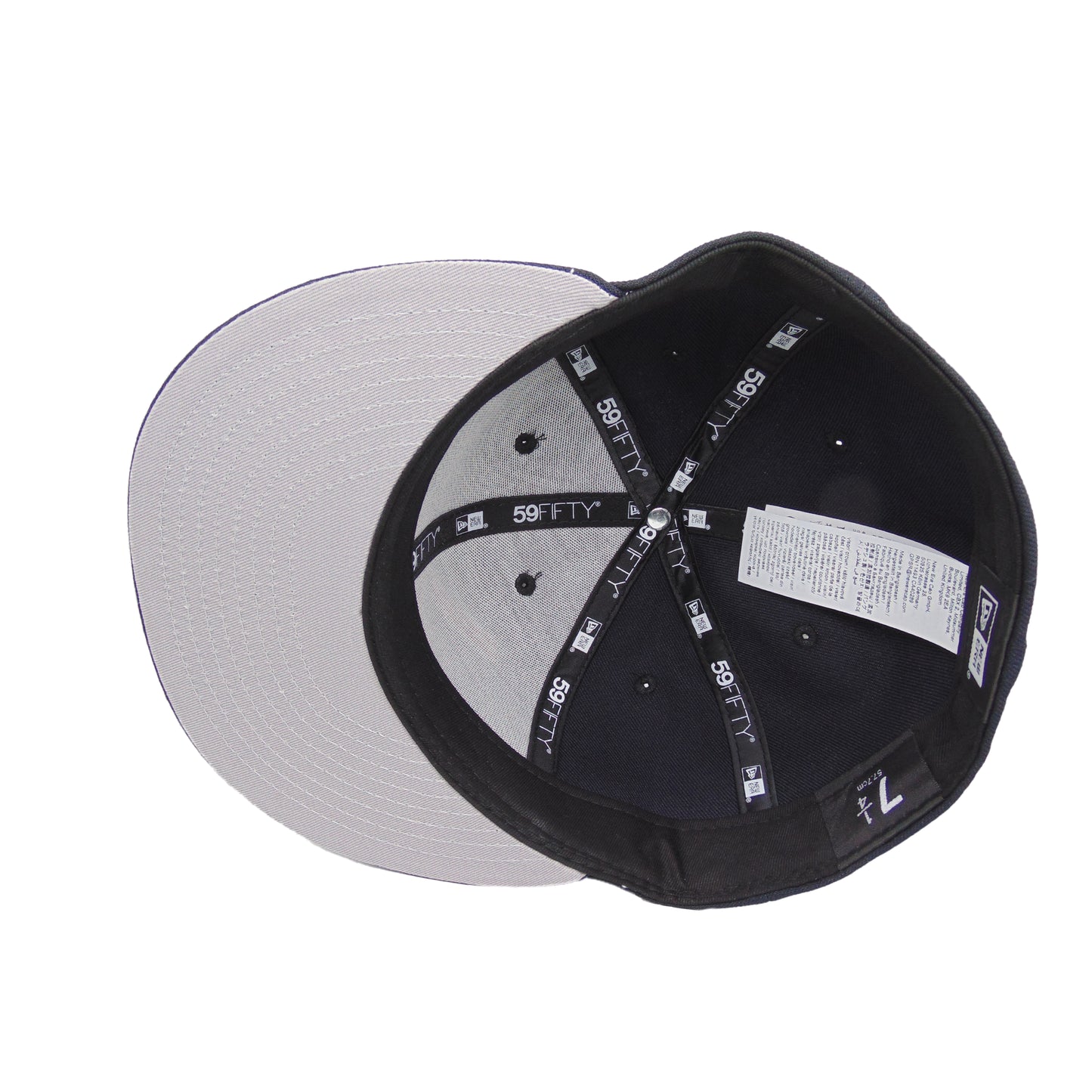 JustFitteds Crossed Bats Logo New Era 59FIFTY Cap Navy Red White