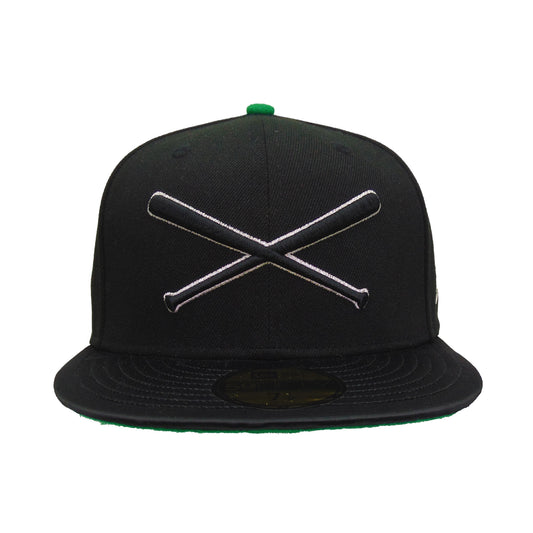 JustFitteds Crossed BJ Bats 59FIFTY New Era Cap Black Jack