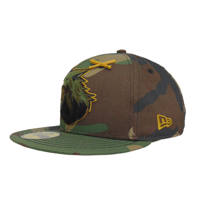 JustFitteds False Flag Black Sheep 59FIFTY Cap Woodland Camo