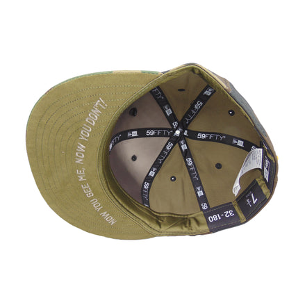 JustFitteds False Flag Black Sheep 59FIFTY Cap Woodland Camo