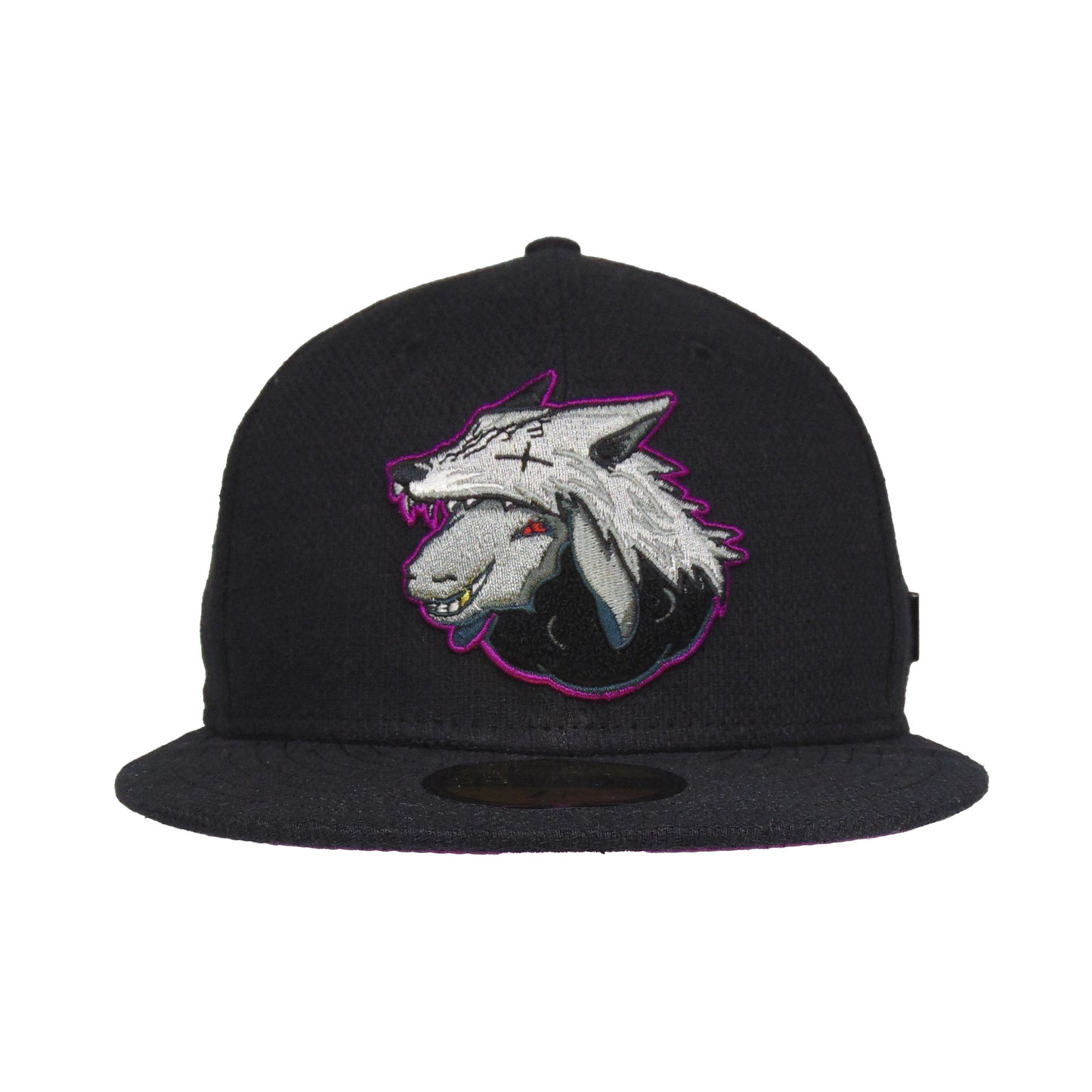 JustFitteds False Flag Black Sheep 59FIFTY Cap Black Flax