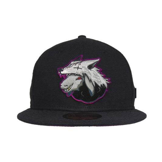 JustFitteds False Flag Black Sheep 59FIFTY Cap Black Flax