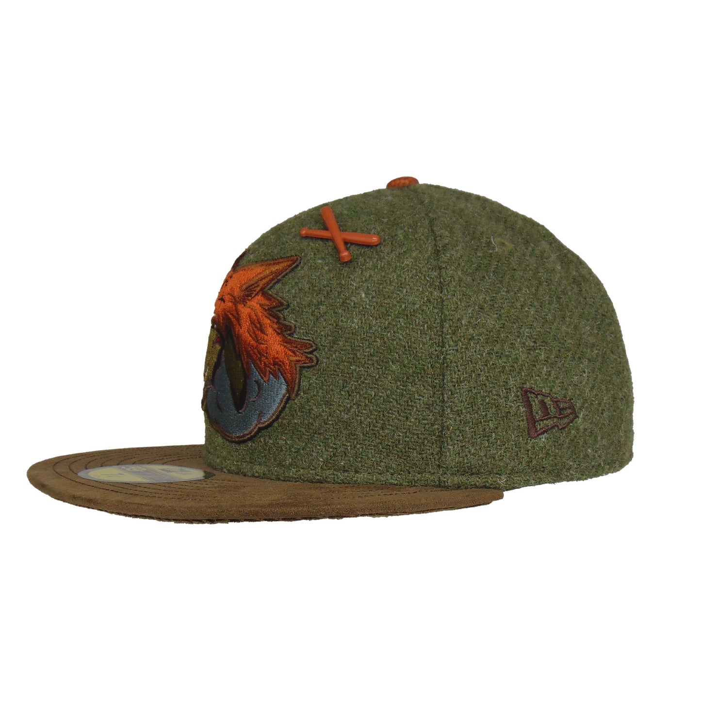 JustFitteds False Flag Black Sheep 59FIFTY Cap Harris Tweed Olive