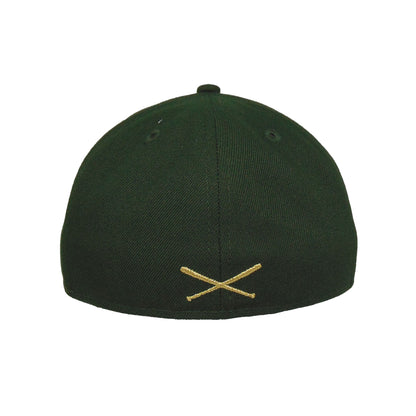 JustFitteds Hamburg Sticker New Era 59FIFTY Dark Seaweed dark green Back View