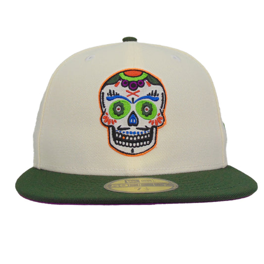 JustFitteds Sugar Skull New Era 59FIFTY Cap Chrome