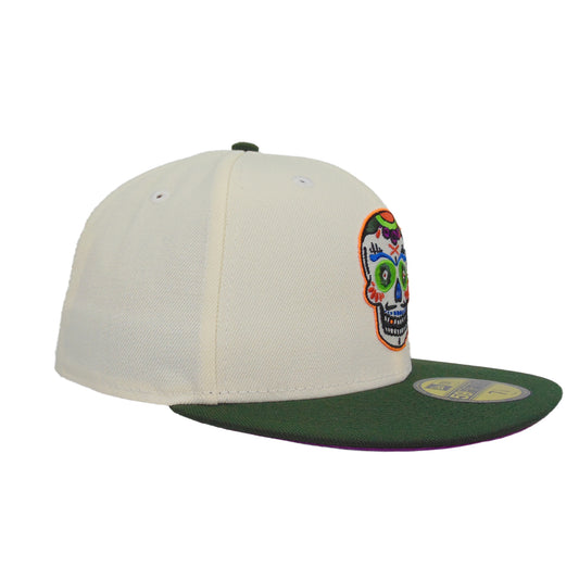 JustFitteds Sugar Skull New Era 59FIFTY Cap Chrome
