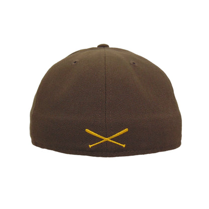 JustFitteds Sugar Skull New Era 59FIFTY Cap Walnut