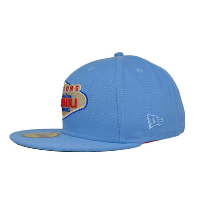 St. Pauli JF Exclusive New Era 59Fifty Cap Welcome Sky sky blue Side View