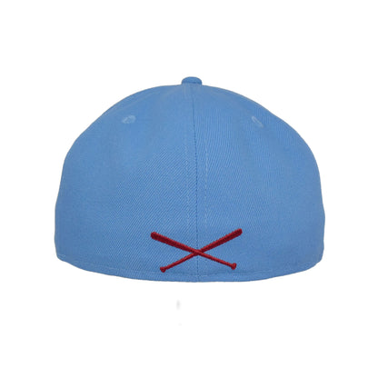 St. Pauli JF Exclusive New Era 59Fifty Cap Welcome Sky sky blue Back View