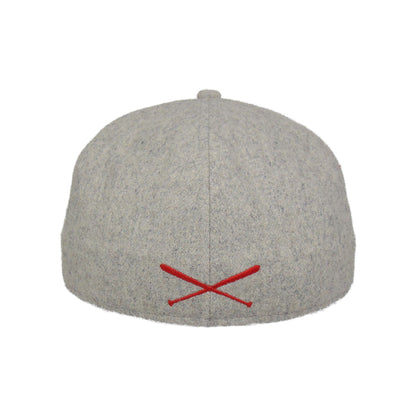 St. Pauli JF Exclusive New Era 59Fifty Cap Welcome Grey grey Back View