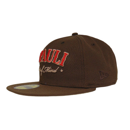 St. Pauli JF Exclusive New Era 59FIFTY Cap Walnut Brown brown
red Side View