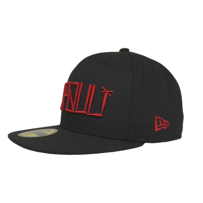 St. Pauli JF Exclusive 59FIFTY New Era Cap Cali BRED black Side View