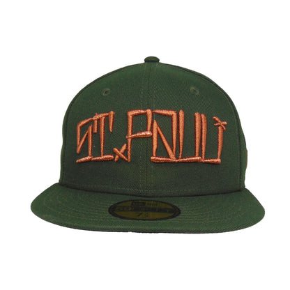 St. Pauli JF Exclusive 59FIFTY New Era Cap Cali Seaweed Copper dark green
Woodland Camo Front View