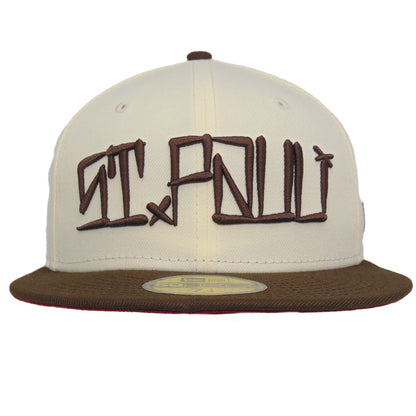 St. Pauli JF Exclusive 59FIFTY New Era Cap Chrome Walnut