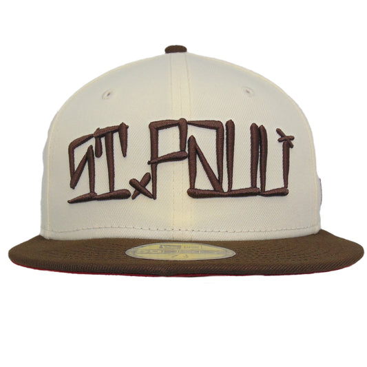 St. Pauli JF Exclusive 59FIFTY New Era Cap Chrome Walnut