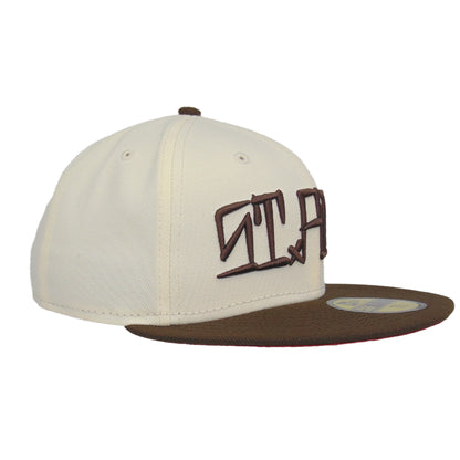 St. Pauli JF Exclusive 59FIFTY New Era Cap Chrome Walnut