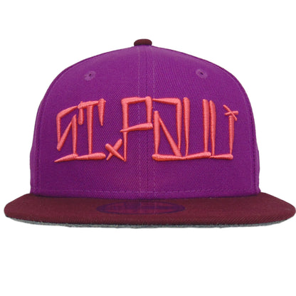 St. Pauli JF Exclusive 59FIFTY New Era Cap Grape Maroon