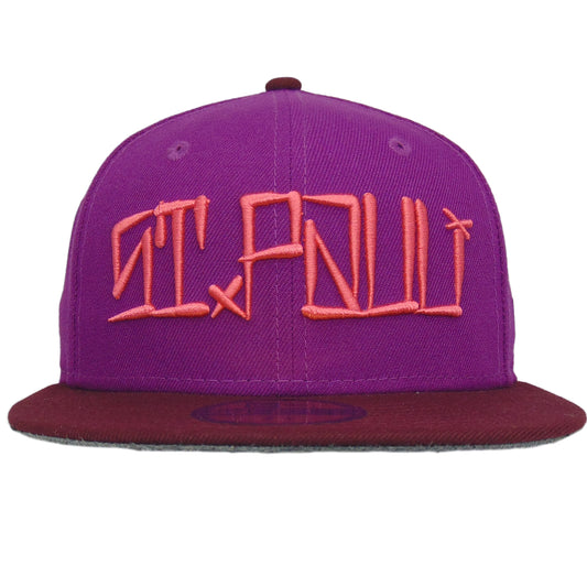 St. Pauli JF Exclusive 59FIFTY New Era Cap Grape Maroon