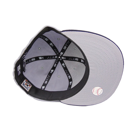 Cleveland Indians New Era 59Fifty Cap Grey Wool 2002 grey
navy Undervisor View
