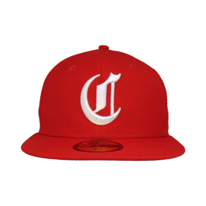 Cincinnati Reds New Era 59FIFTY Cap Red Wool 1889 red Front View