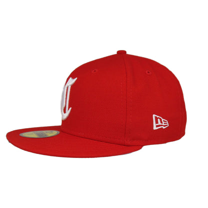 Cincinnati Reds New Era 59FIFTY Cap Red Wool 1889 red Side View