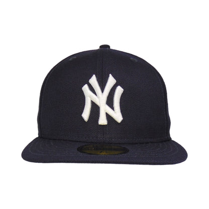 New York Yankees New Era 59FIFTY Cap Navy Wool navy Front View