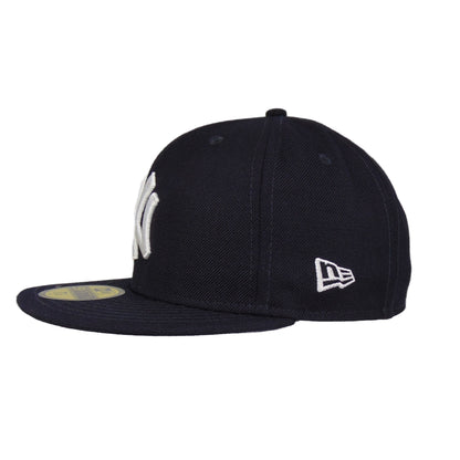 New York Yankees New Era 59FIFTY Cap Navy Wool navy Side View