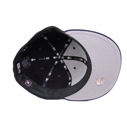 New York Yankees New Era 59FIFTY Cap Navy Wool navy Undervisor View