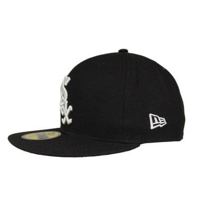 Chicago White Sox New Era 59FIFTY Cap Wool black Side View