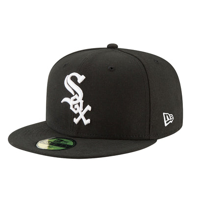 Chicago White Sox Authentic New Era 59FIFTY Cap black Side View