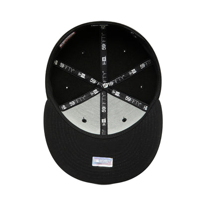 Chicago White Sox Authentic New Era 59FIFTY Cap black Undervisor View