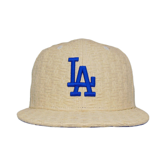 Los Angeles Dodgers Exclusive New Era 59FIFTY Cap Straw