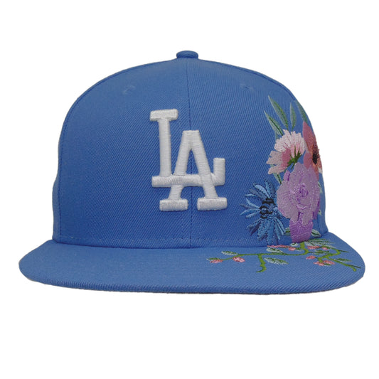 LA Dodgers Floral New Era 59FIFTY Cap Blue