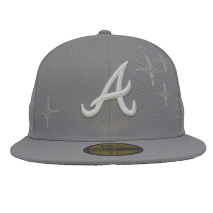 Atlanta Braves Zodiac New Era 59FIFTY Cap Grey