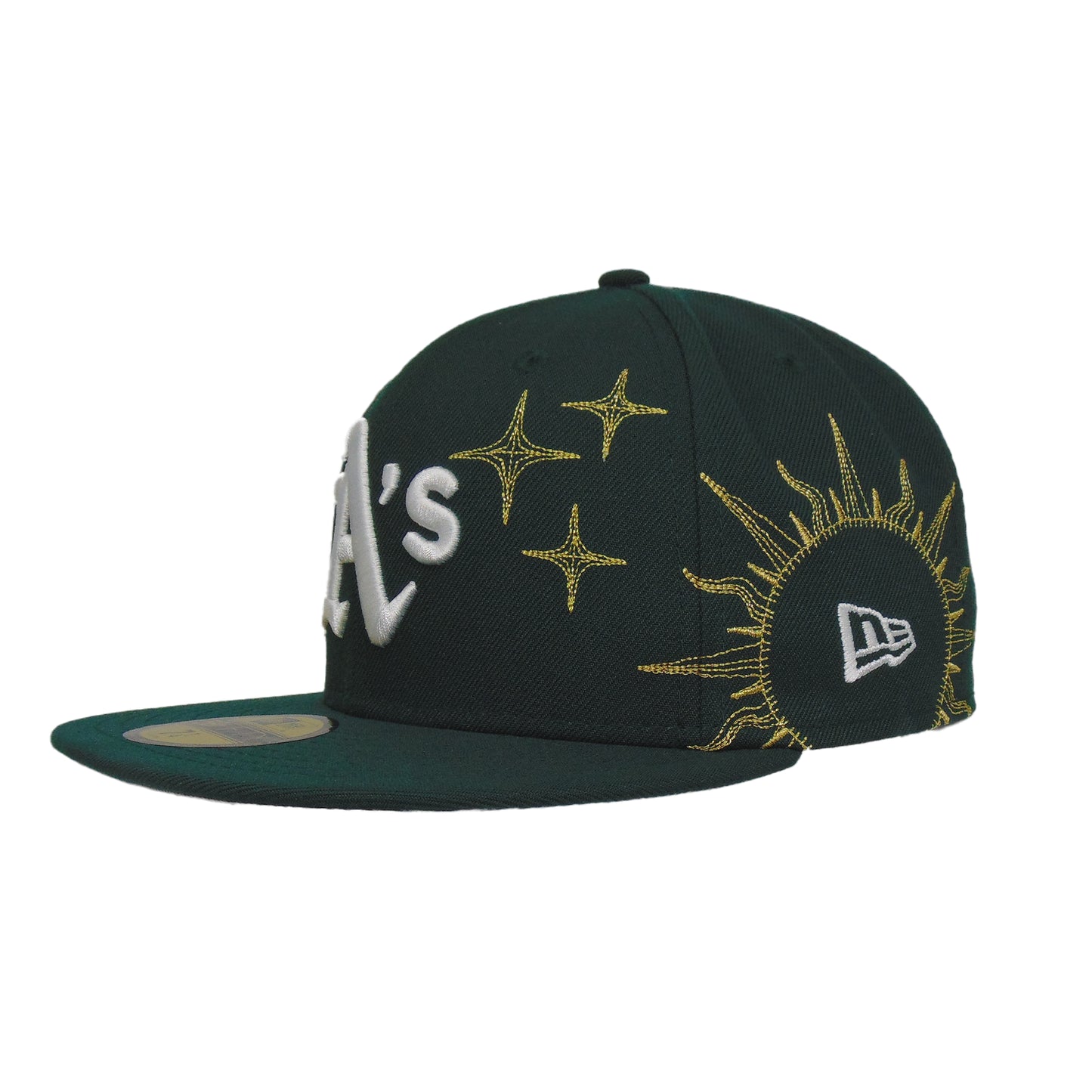 Oakland Athletics Zodiac New Era 59FIFTY Cap Dark Green