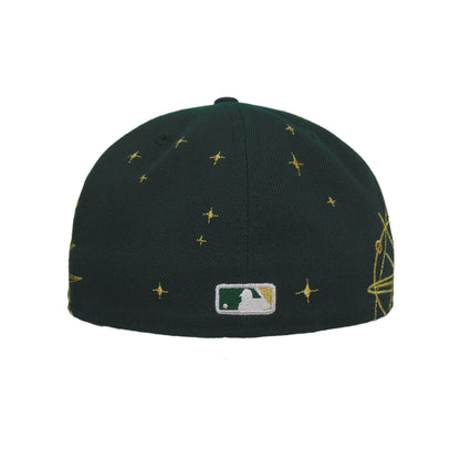 Oakland Athletics Zodiac New Era 59FIFTY Cap Dark Green
