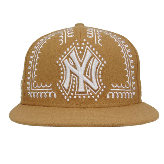 New York Yankees New Era 59FIFTY Gingerbread Camel Cap