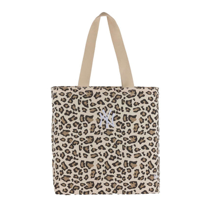 New Era Animal Print Tote Bag Yankees Leo stone Side View